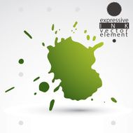 Vector grungy watercolor shaded painting colorful expressive N2