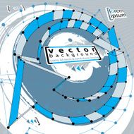 Abstract vector illustration live grunge style backdrop N4