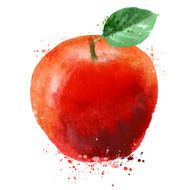 Apple vector logo design template fruit or food icon