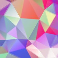 3d blur abstract geometric background of triangular polygons