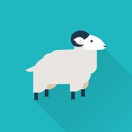 sheep vector icon