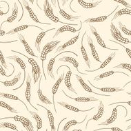 Vector hand drawn seamless country pattern N2