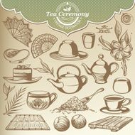 Vintage Sketches for Tea House