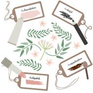 Make Up products and tools - Illustration