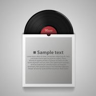 Abstract music background Vinyl disk N4