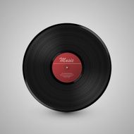 Abstract music background Vinyl disk N6