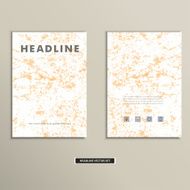 Book cover with an old ragged texture