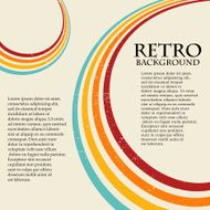 Vintage background retro style