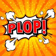 Plop! Comic Expression Vector Text N3