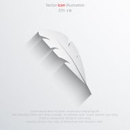 Vector feather pen web icon N8