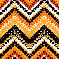Multicolor hand drawn pattern zigzag N2