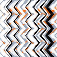 Multicolor hand drawn pattern zigzag N5