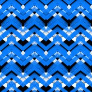 Hand drawn plaid pattern with zigzag lines