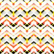 Multicolor hand drawn pattern zigzag N6