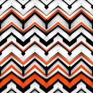 Multicolor hand drawn pattern zigzag N16