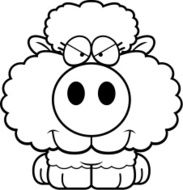 Cartoon Sly Lamb N2