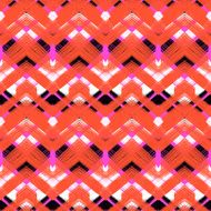 Multicolor hand drawn pattern zigzag N18