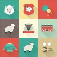 sheep vector set N4