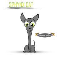 sphynx cat cartoon