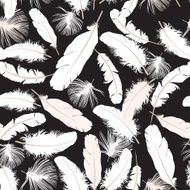 Feathers tiled pattern