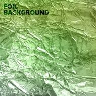 abstract vector background with green foil texture