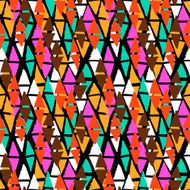 Vector seamless bold harlequin pattern N8