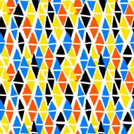 Vector seamless bold harlequin pattern N9