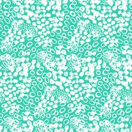 Hand painted vector pattern with splatters