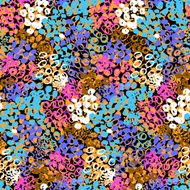 Hand painted vector pattern with splatters N5