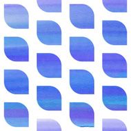 Blue seamless texture with leaves