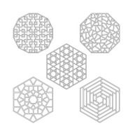 Geometric patterns Collection of China style N3