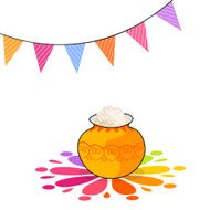 Happy Pongal festival celebration with traditional rice pot