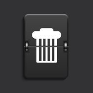 vector modern scoreboard black icon N16