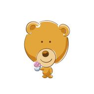 bear with cupcake N2