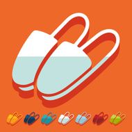 Flat design slippers N29