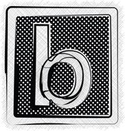 Polka Dot Font LETTER b