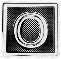 Polka Dot Font LETTER o N2