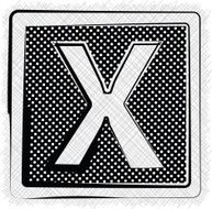 Polka Dot Font LETTER x N2