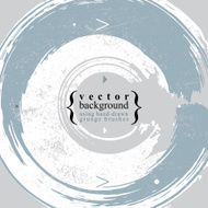 Grunge style round shaped vector abstract background N2