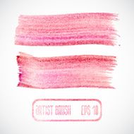 Vector set of different grunge brush strokes N14