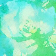 Abstract colorful painted watercolor splash and stain N2