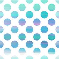 Seamless watercolor pattern with polka dots N2