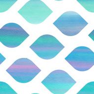 Blue seamless texture with leaves N2