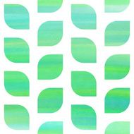 Green and blue watercolor seamless texture N2