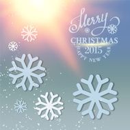 Christmas snow card N3