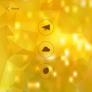Abstract mobile User Interface N8