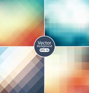 Abstract colorful polygonal background N19