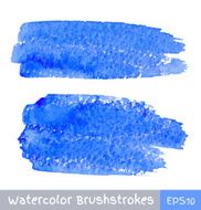 Blue watercolor brush strokes N3