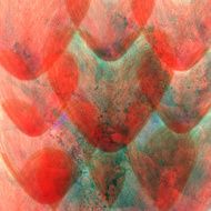 abstract hearts N32