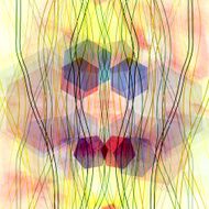 Abstract geometric pattern N183